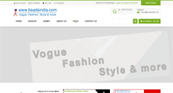 Desktop Screenshot of beadsindia.com