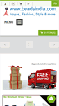 Mobile Screenshot of beadsindia.com